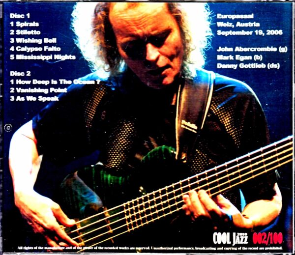 Mark Eagan Trio John Abercrombie Mark Eagan John Abercrombie/Austria 2006 Complete - Image 2