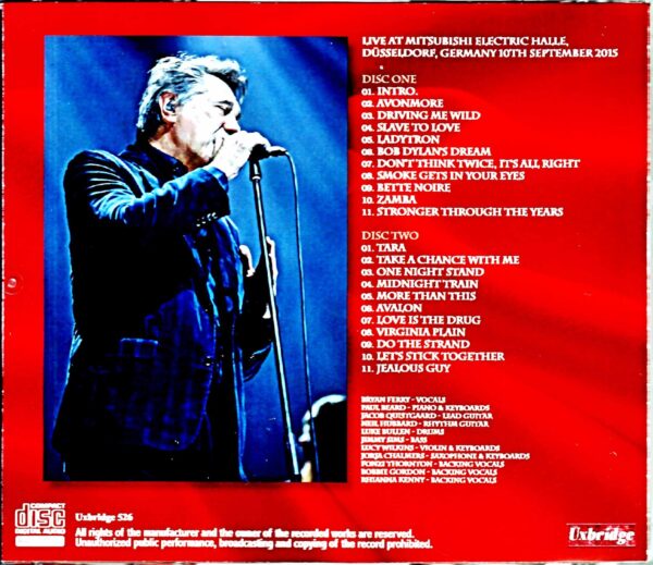 Bryan Ferry/Germany 2015 - Image 2