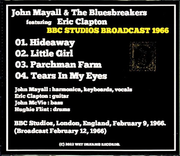 John Mayall & the Bluesbreakers Eric Clapton John Mayall Eric Clapton/London,UK 1966 - Image 2