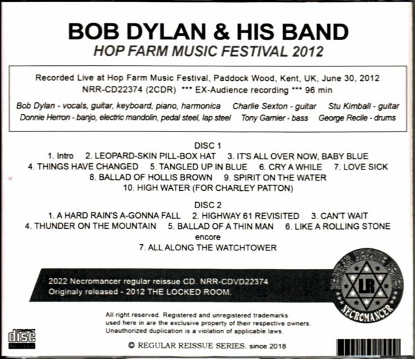 Bob Dylan/England,UK 2012 - Image 2