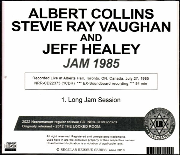 Albert Collins Stevie Ray Vaughan Jeff Healey Albert Collins Stevie Ray Vaughan/Canada 1985 - Image 2
