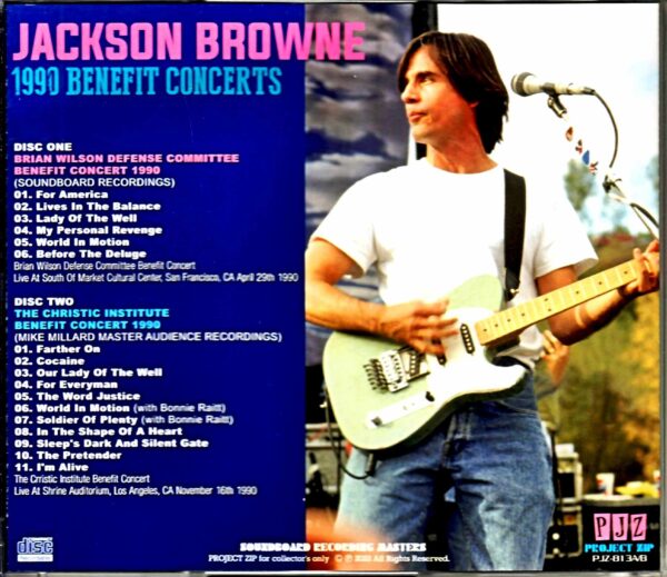 Jackson Browne/CA,USA 1990 2Days Live Compilation - Image 2