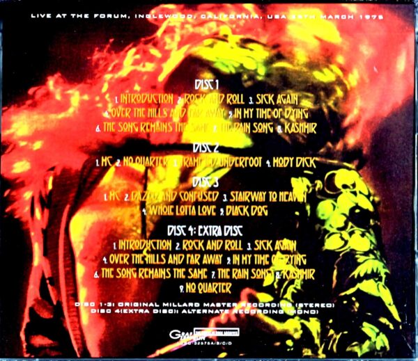 Led Zeppelin/CA,USA 3.25.1975 Complete - Image 2