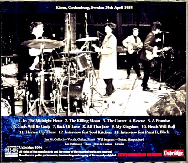Echo & the Bunnymen/Sweden 1985 - Image 2