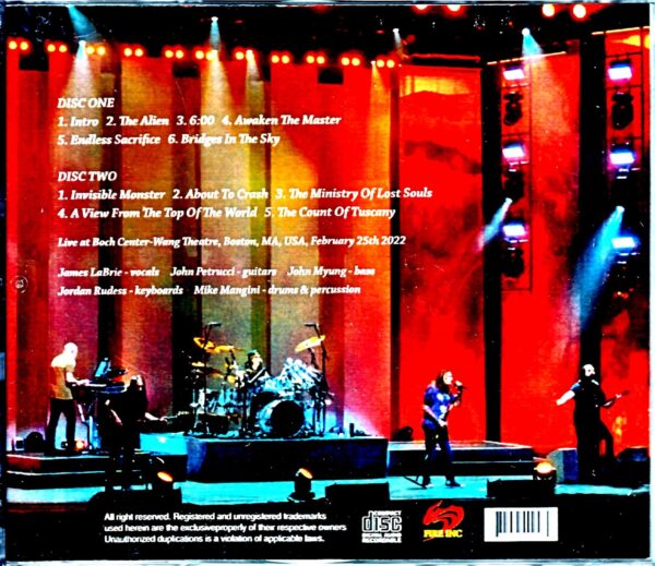 Dream Theater Dream Theater/MA,USA 2022 Complete - Image 2