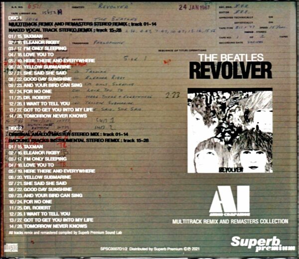 Beatles Revolver - AI - Audio Compilation Multitrack Remix and Remasters - Image 2