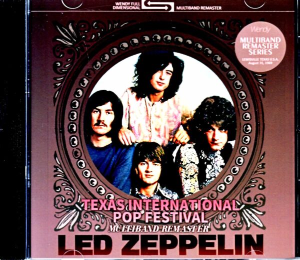 Led Zeppelin / Texas Pop Festival 1969 TX, USA 1969 Multiband Remaster