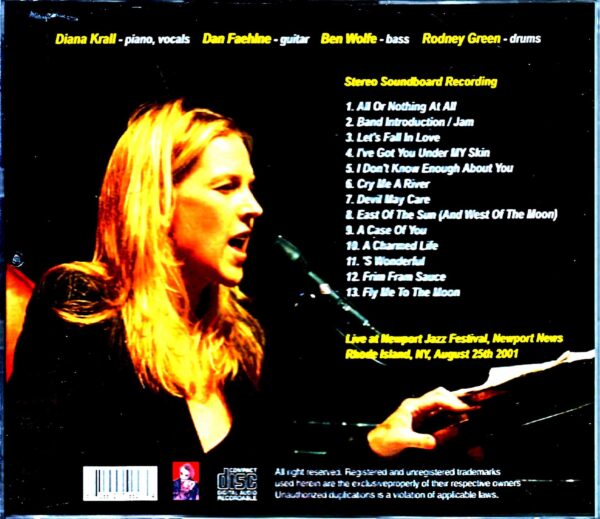 Diana Krall/RI,USA 2001 Complete - Image 2