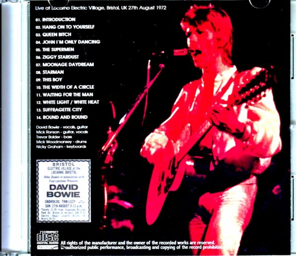 David Bowie/England,UK 8.27.1972 - Image 2