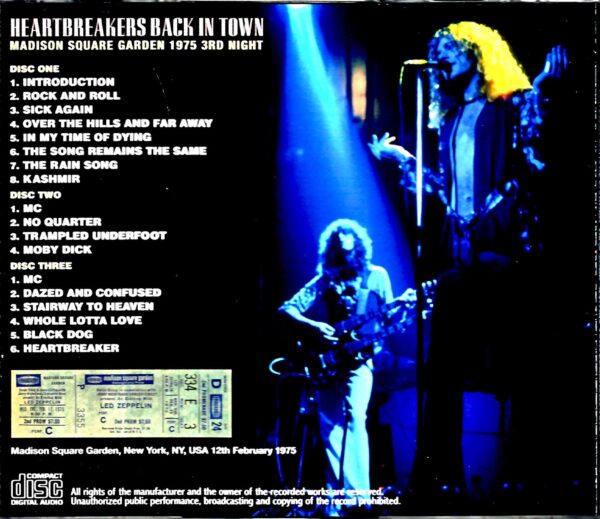 Led Zeppelin/NY,USA 2.12.1975 Upgrade - Image 2