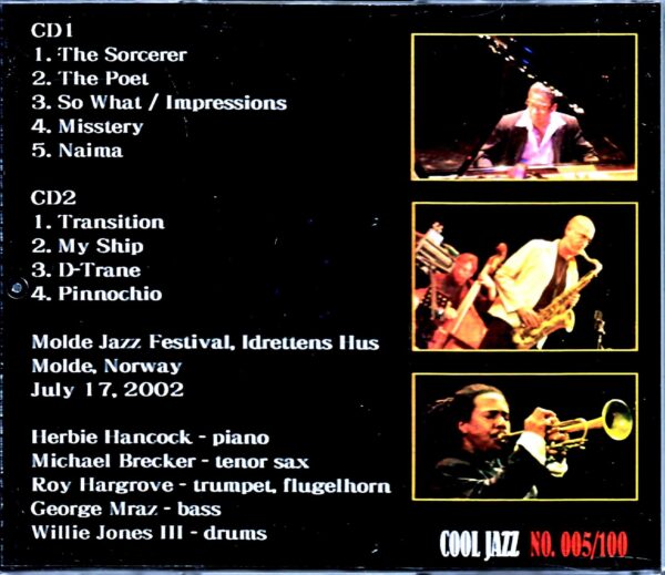 Directions in Music Michael Brecker, Herbie Hancock, Roy Hargrove Directions in Music/Norway 2002 - Image 2