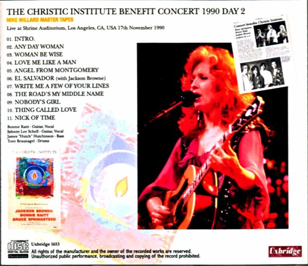 Bonnie Raitt Bonnie Raitt/CA,USA 11.17.1990 - Image 2