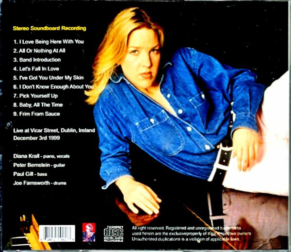 Diana Krall/Ireland 1999 - Image 2