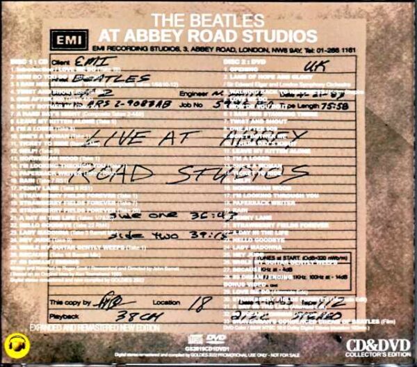 Beatles The Beatles/Abbey Road Studios Documentary Abbey Road Studios Expanded and Remastered - Image 2