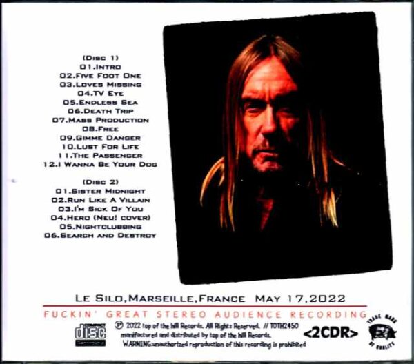 Iggy Pop/France 2022 Complete - Image 2