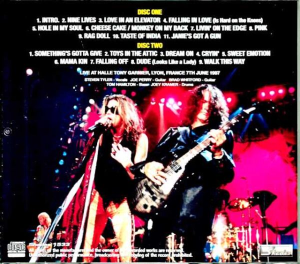 Aerosmith Aerosmith/France 1997 Complete - Image 2