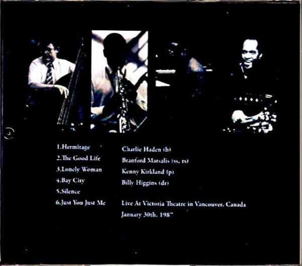 Charlie Haden Quartet Branford Marsalis Charlie Haden Branford Marsalis/Canada 1987 - Image 2