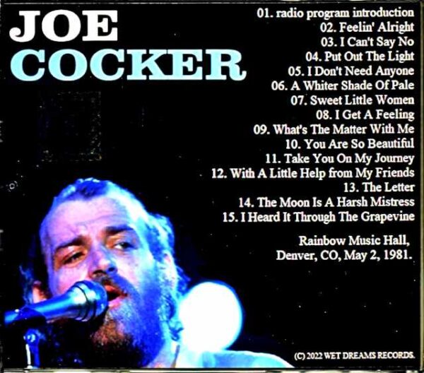 Joe Cocker/CO,USA 1981 - Image 2