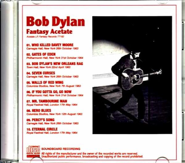 Bob Dylan/Acetate LP,Fantasy Records 77182 - Image 2