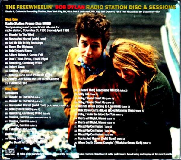 Bob Dylan/Freewheelin' Radio Station Disc & Sessions - Image 2