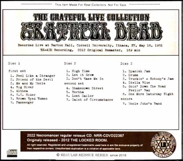 Grateful Dead/NY,USA 1981 - Image 2