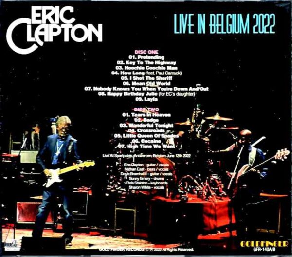 Eric Clapton/Belgium 2022 Complete - Image 2