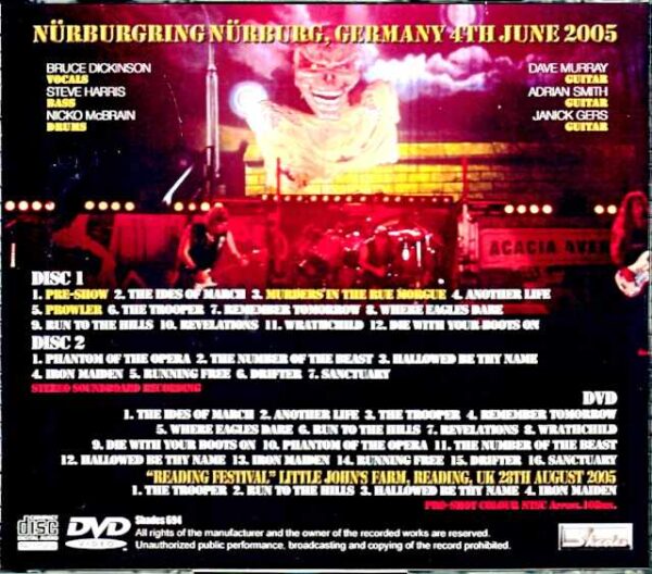 Iron Maiden Iron Maiden/Germany 2005 & more S & V Complete - Image 2