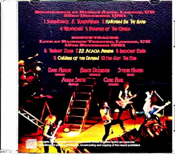 Iron Maiden/London,UK 1981 Soundcheck & more - Image 2