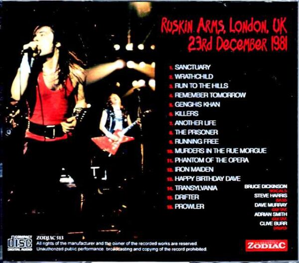 Iron Maiden/London,UK 1981 Upgrade - Image 2
