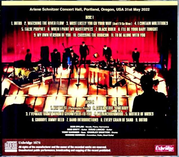 Bob Dylan/OR,USA 2022 - Image 2