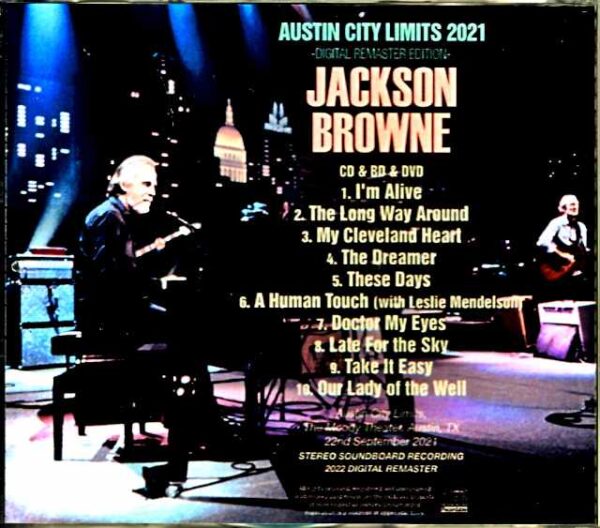 Jackson Browne Jackson Browne/TX,USA 2021 S & V 2022 Digital Remaster - Image 2
