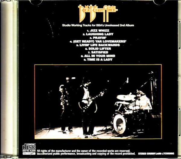 Beck, Bogert and Appice/Unreleased 2nd Album Pitch Adjusted & Remastered - Image 2