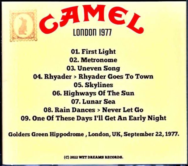 Camel/London, UK 1977 - Image 2