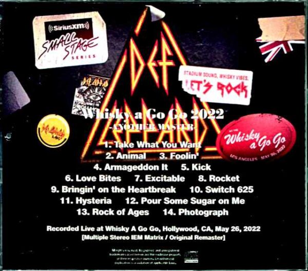 Def Leppard/CA,USA 2022 IEM Matrix Edition - Image 2