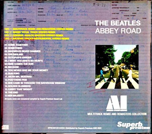 Beatles The Beatles/Abbey Road Abbey Road AI - Audio Compilation Multitrack Remix and Remasters - Image 2