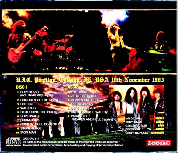 Black Sabbath/IL,USA 1983 Upgrade - Image 2