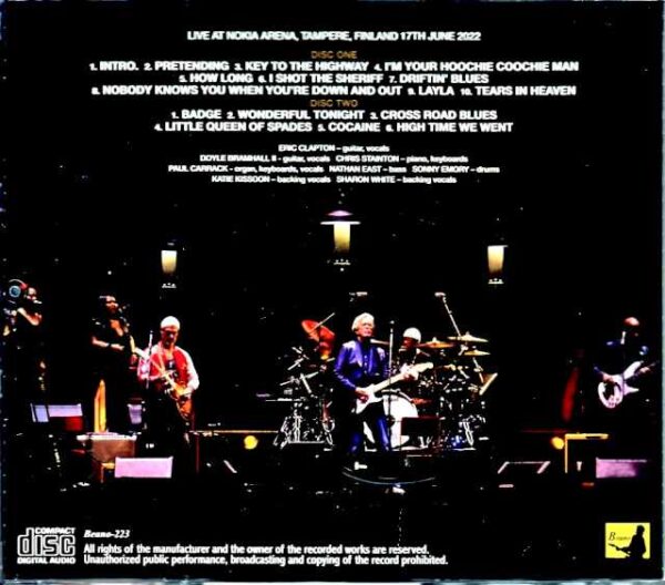 Eric Clapton/Finland 2022 Complete - Image 2