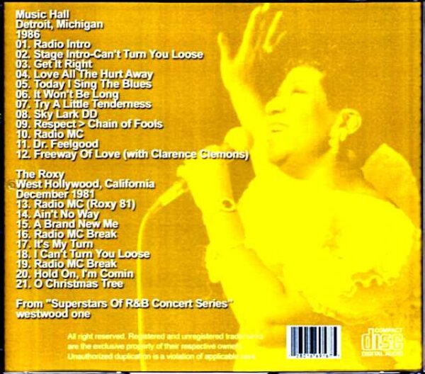 Aretha Franklin/MI,USA 1986 & more - Image 2