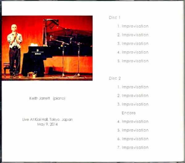 Keith Jarrett Keith Jarrett/Tokyo,Japan 5.9.2014 Complete - Image 2