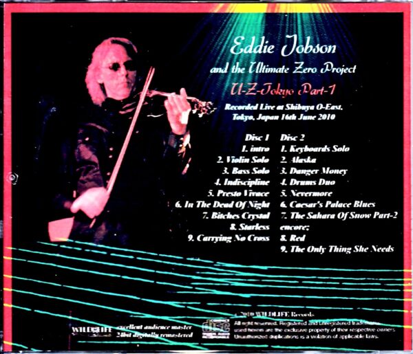Eddie Jobson and the Ultimate Project Eddie Jobson/Tokyo,Japan 6.16.2010 Complete - Image 2