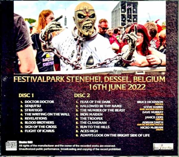 Iron Maiden/Belgium 2022 - Image 2