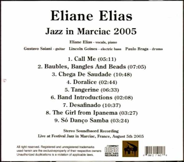 Eliane Elias/France 2005 - Image 2