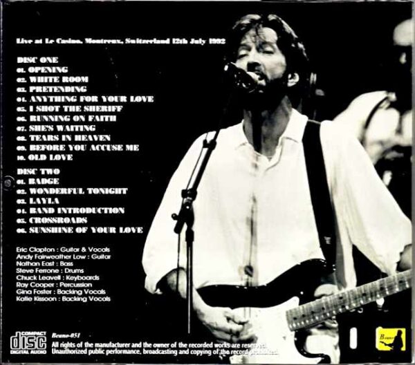 Eric Clapton/Switzerland 1992 Complete - Image 2