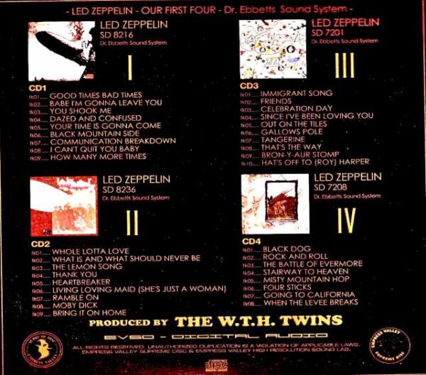 LED ZEPPELIN Led Zeppelin/First Four "Dr. Ebbetts Sound System" - Image 2