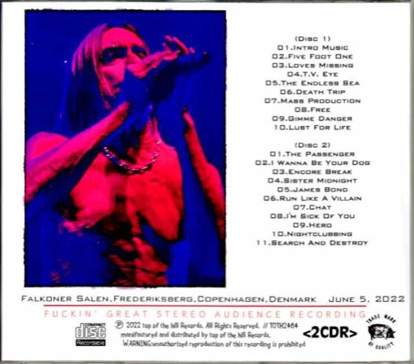 Iggy Pop/Denmark 2022 Complete - Image 2
