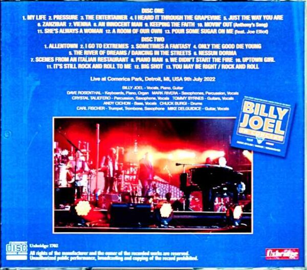 Billy Joel/MI,USA 2022 - Image 2