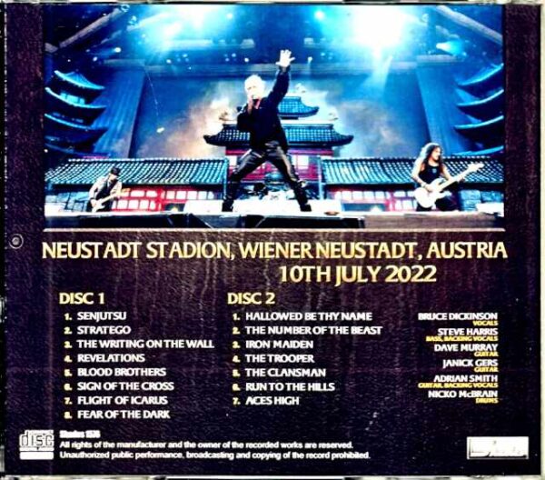 Iron Maiden Iron Maiden/Austria 2022 - Image 2