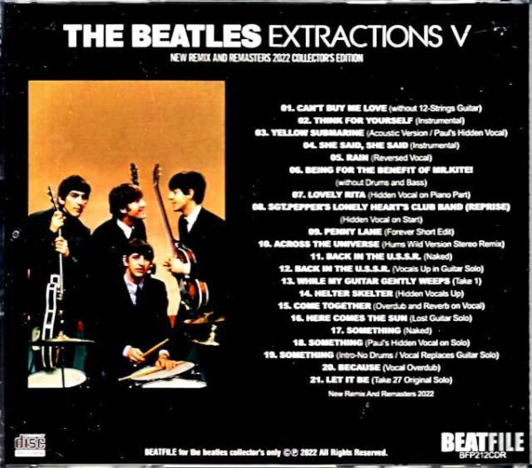 Beatles/Extractions V New Remix and Remasters 2022 - Image 2