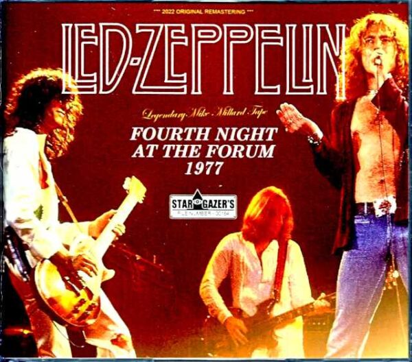 Led Zeppelin/CA,USA 6.25.1977 Legendary Mike Millard Master Tape