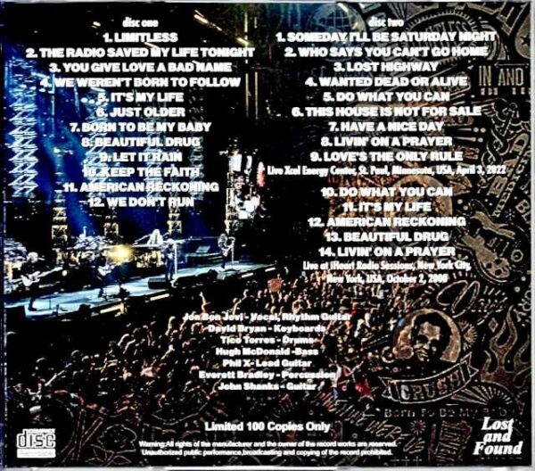 Bon Jovi/MN,USA 2022 & more - Image 2
